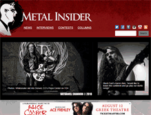 Tablet Screenshot of metalinsider.net